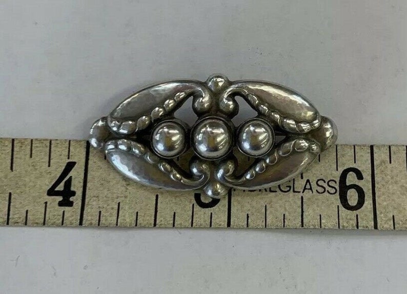 Georg Jensen Sterling brooch number 156 Denmark