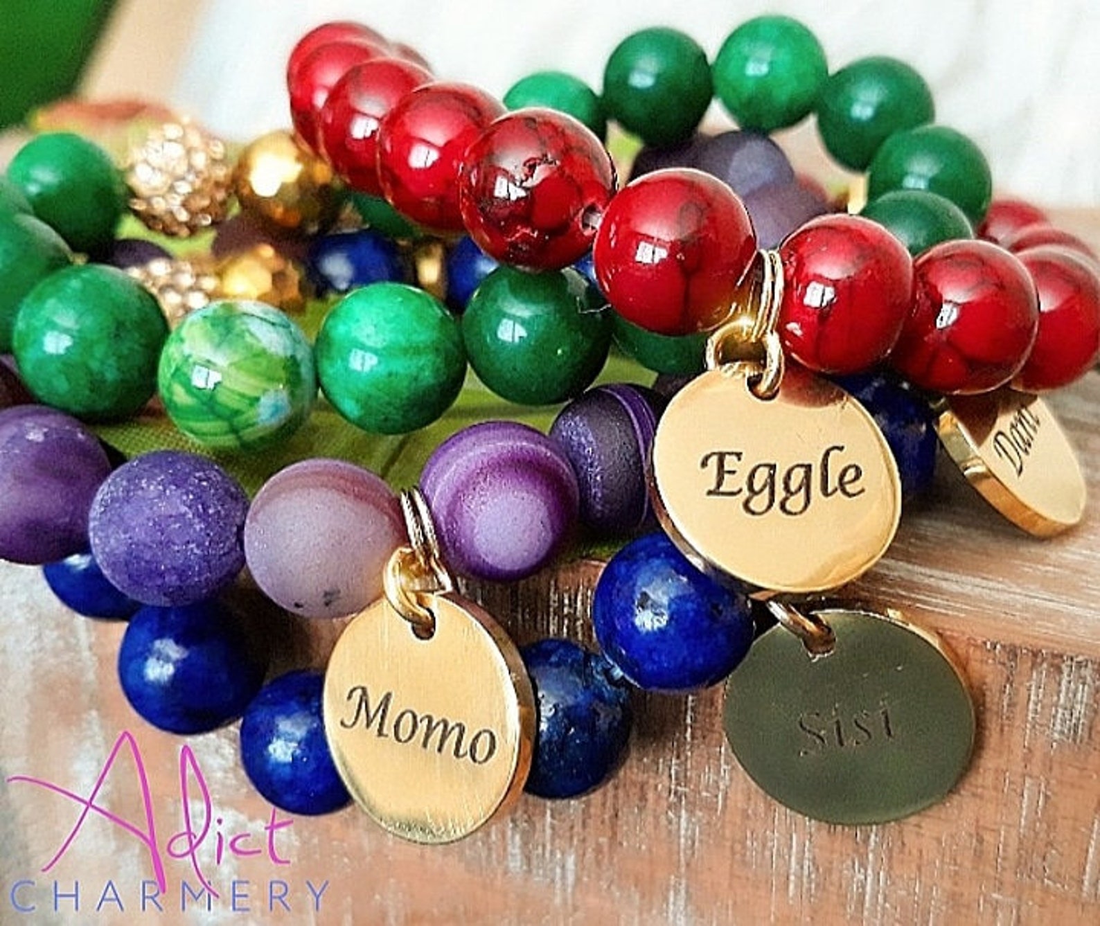 Custom Name Charms ADD ON Etsy