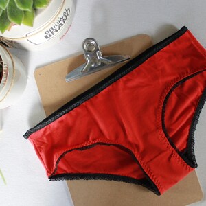 Moderne böhmische Dessous-Set rote heiße Höschen Yoga | Etsy