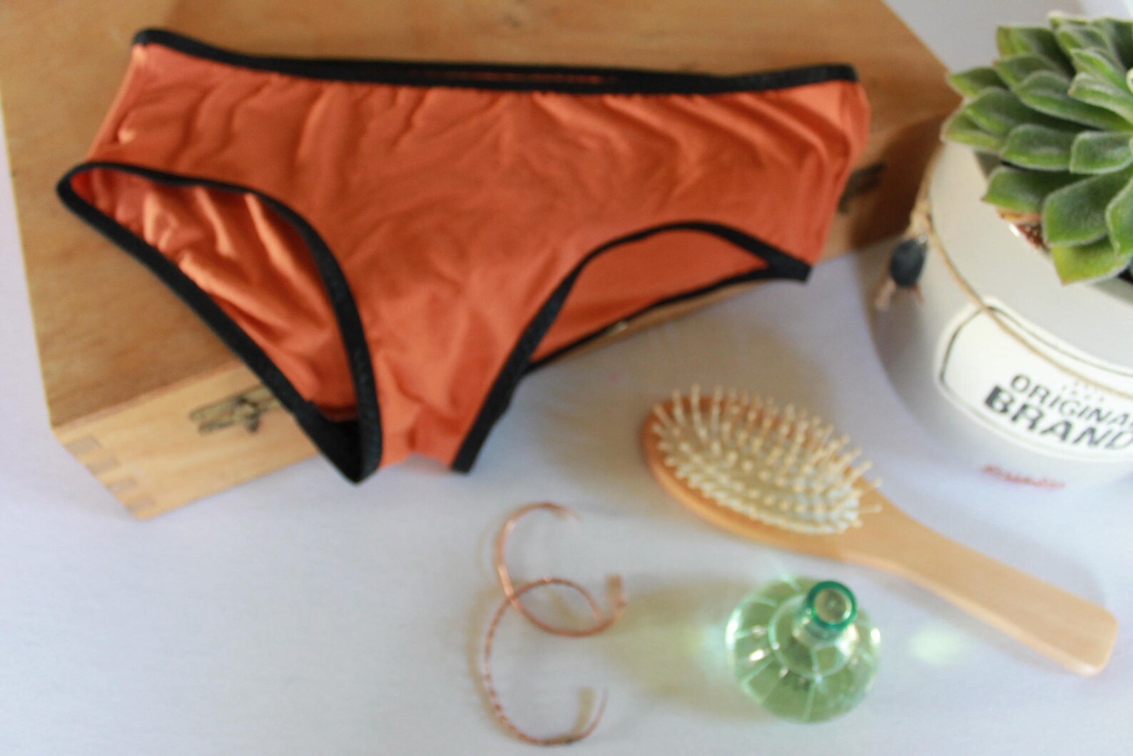 Orange panties Mix and match lingerie boho fall lingerie Etsy