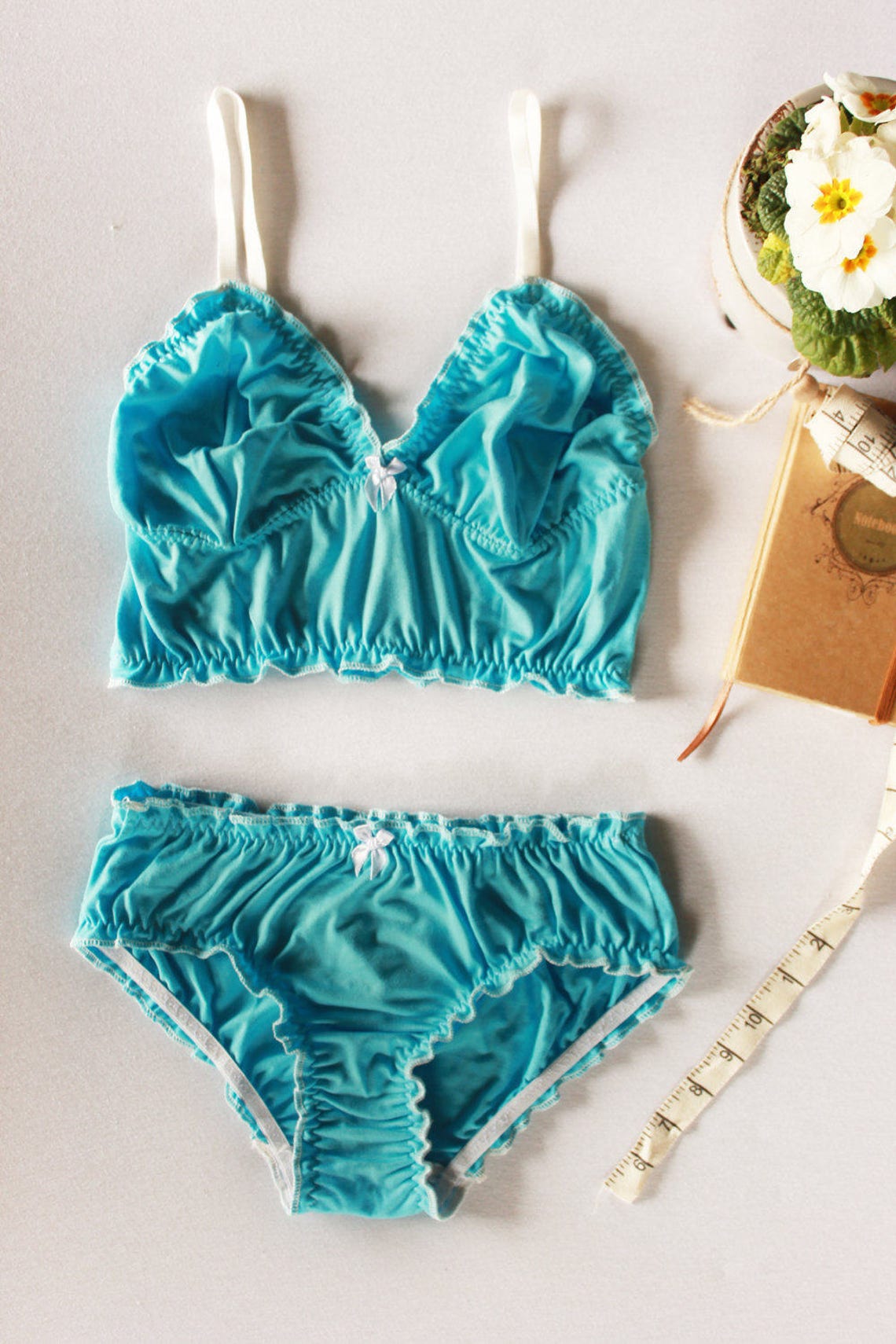 Turquoise Lingerie Something Blue Wedding Lingerie Set | Etsy