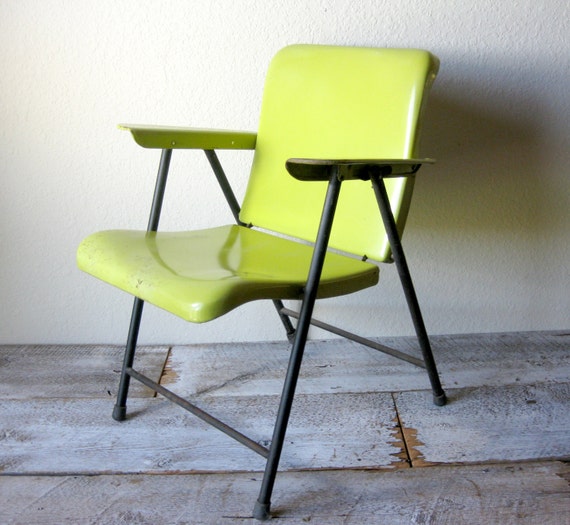 Russel Wright Designed Folding Steel Armchair Made By Etsy