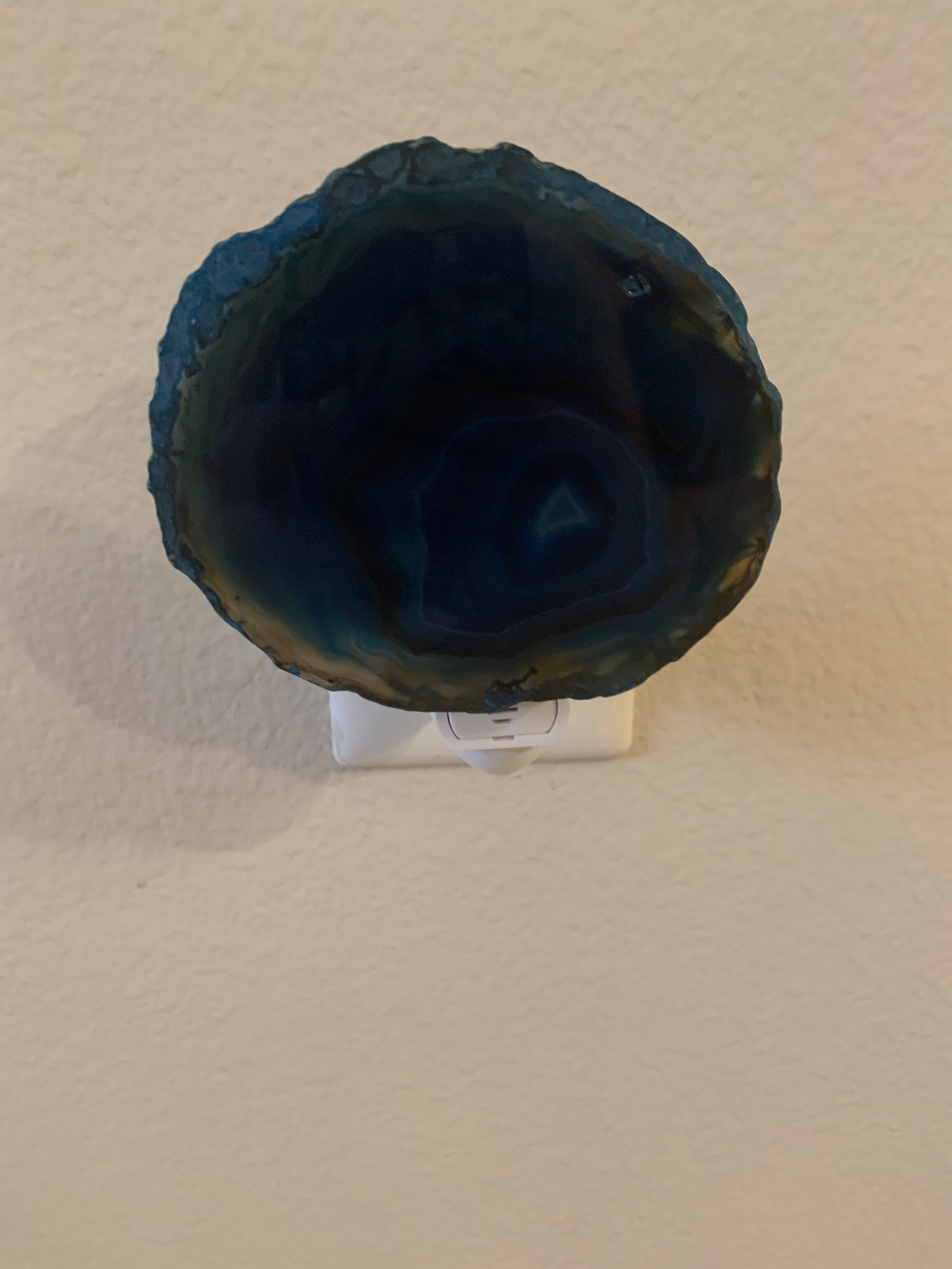 Swivel Agate Night Light Geode Night Light - Agate Slice Light ...