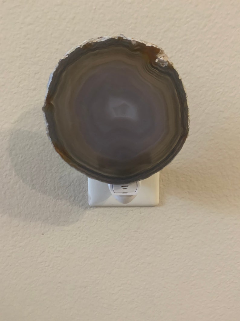 Swivel Agate Night Light Geode Night Light Agate Slice Light - Etsy