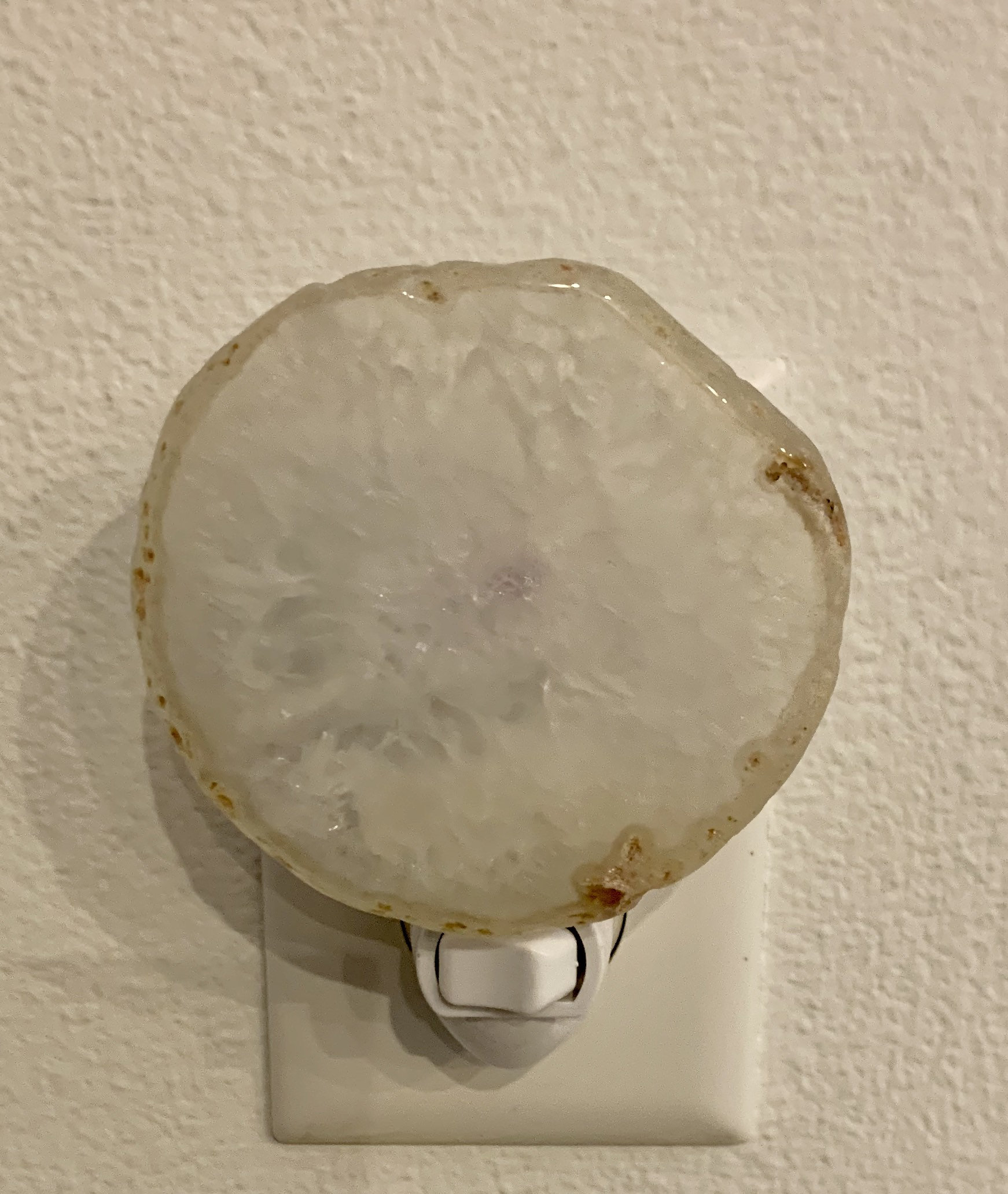 Agate Night Light Geode Night Light - Agate Slice Light - Bedroom Night ...