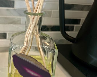 Agate Glass Reed Diffuser - Mini Vase