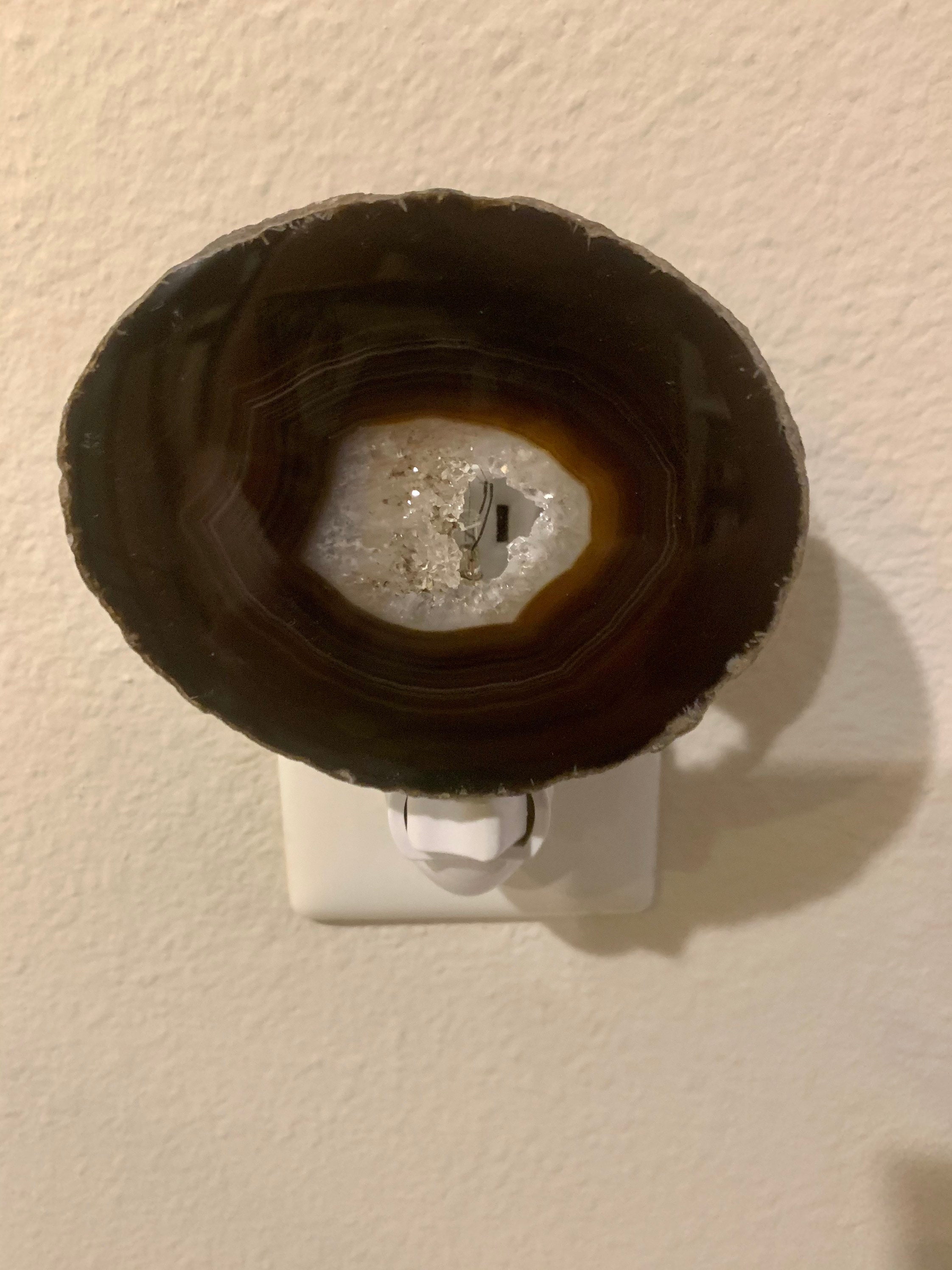 Agate Night Light Geode Night Light Agate Slice Light Etsy Canada