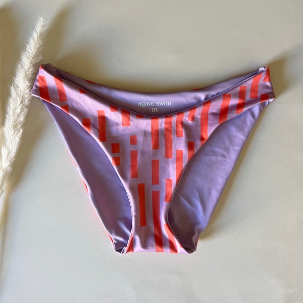 Classic Full Coverage Women's Bikini Bottom - Comfortable Swim Bottoms- Handmade Women's Swimwear