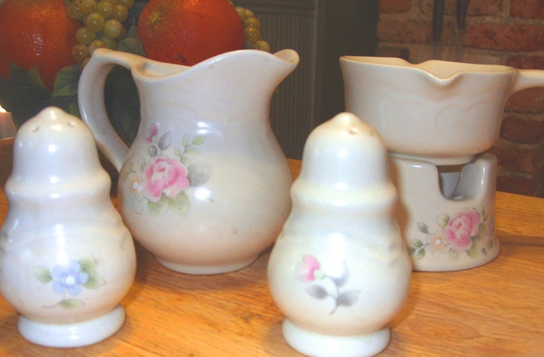 Pfaltzgraff Dishes With Flowers Pfaltzgraff Rose Pattern Etsy
