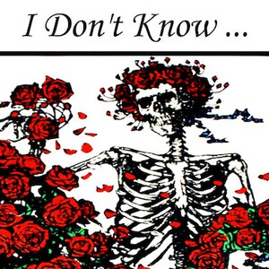 Tshirt I Don't Know Maybe it was the Roses
