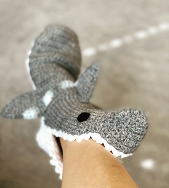 shark slippers for adults