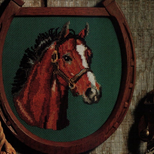 Beautiful Horse Counted Cross Stitch Pattern in PDF for Etsy Canada