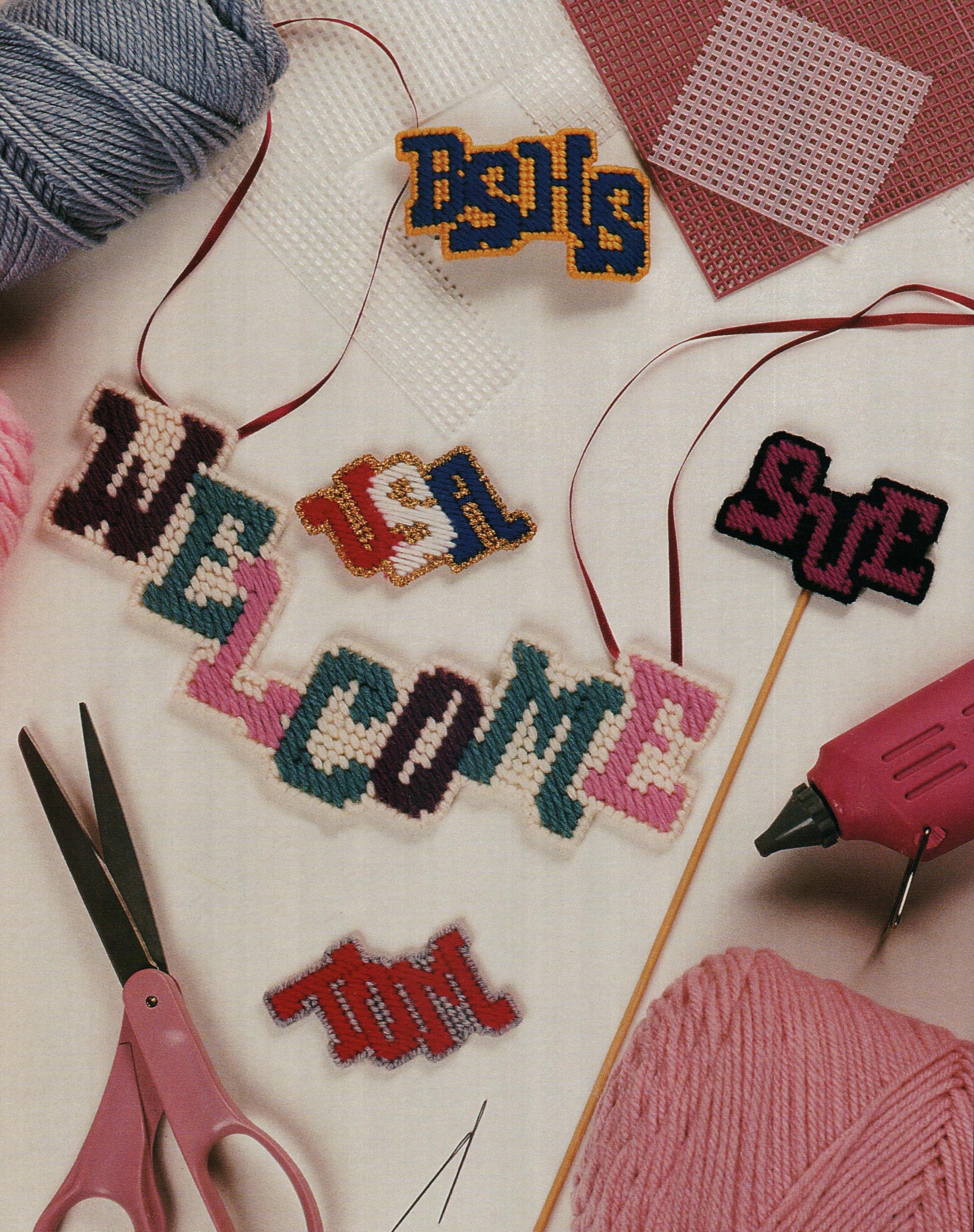 Plastic Canvas Alphabet Pattern Instant Download PDF Pattern Etsy