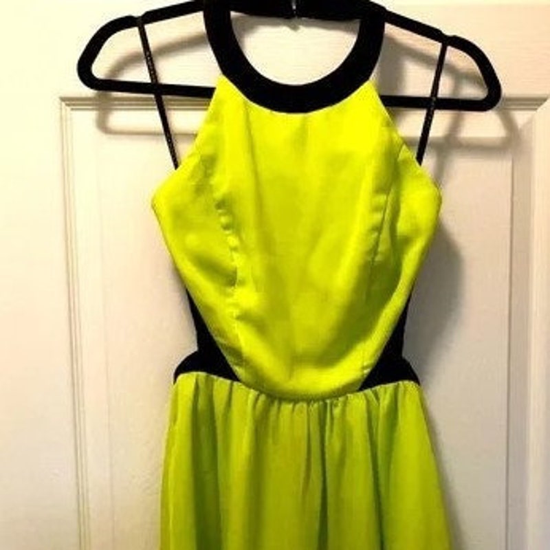 THE NEON TEE DRESS - GREEN main image 0