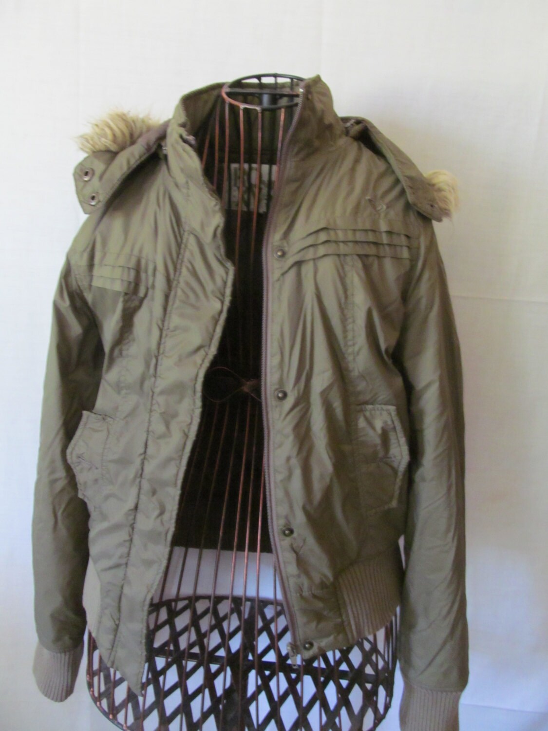 roxy army green jacket