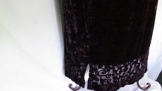 Velvet Dress Beautiful Bohemian Maxi Dress Purple… - image 3