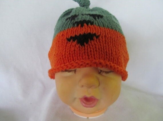 Fall Photo Prop Baby Jack O Lantern Newborn Croch… - image 3