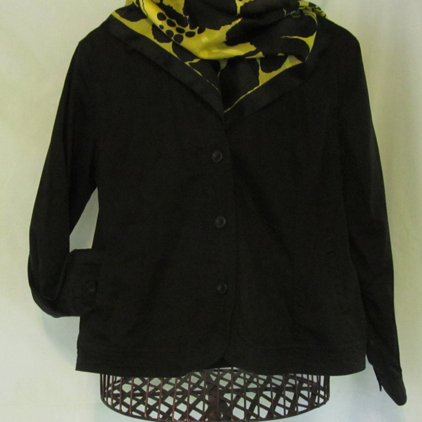 Vintage Coldwater Creek Black Blazer 