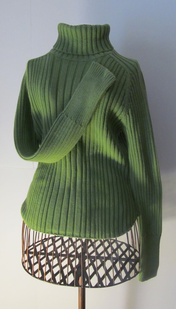Green Sweaters Sz S Green Turtleneck Sweaters Vin