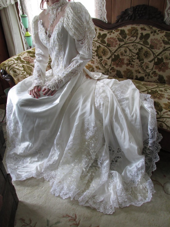 etsy wedding dress vintage