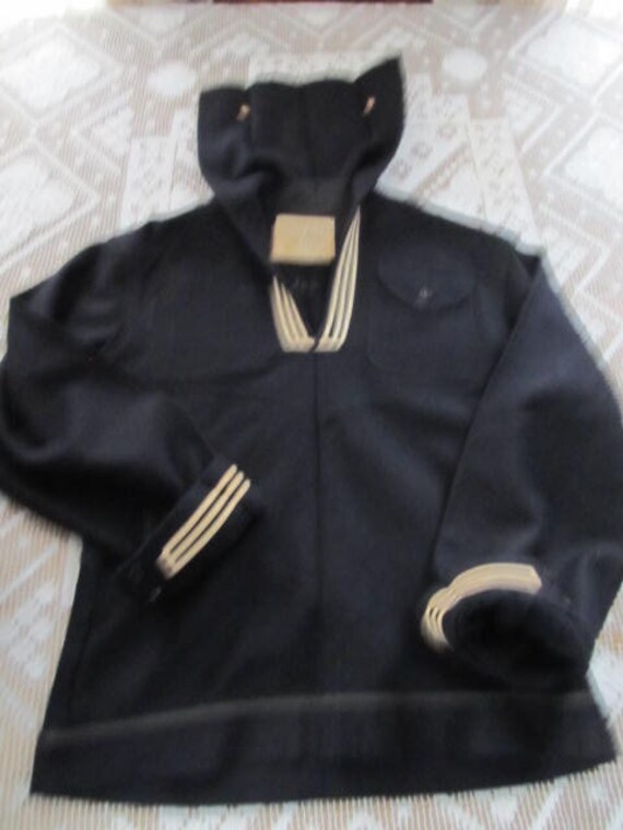 USA Navy Naval Clothing Factory Jacket Wool Jacke… - image 2
