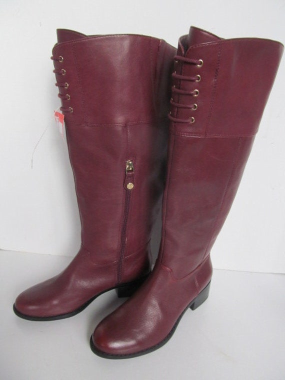 NWT Leather Riding Boots sz 5 New with Tag Leathe… - image 4