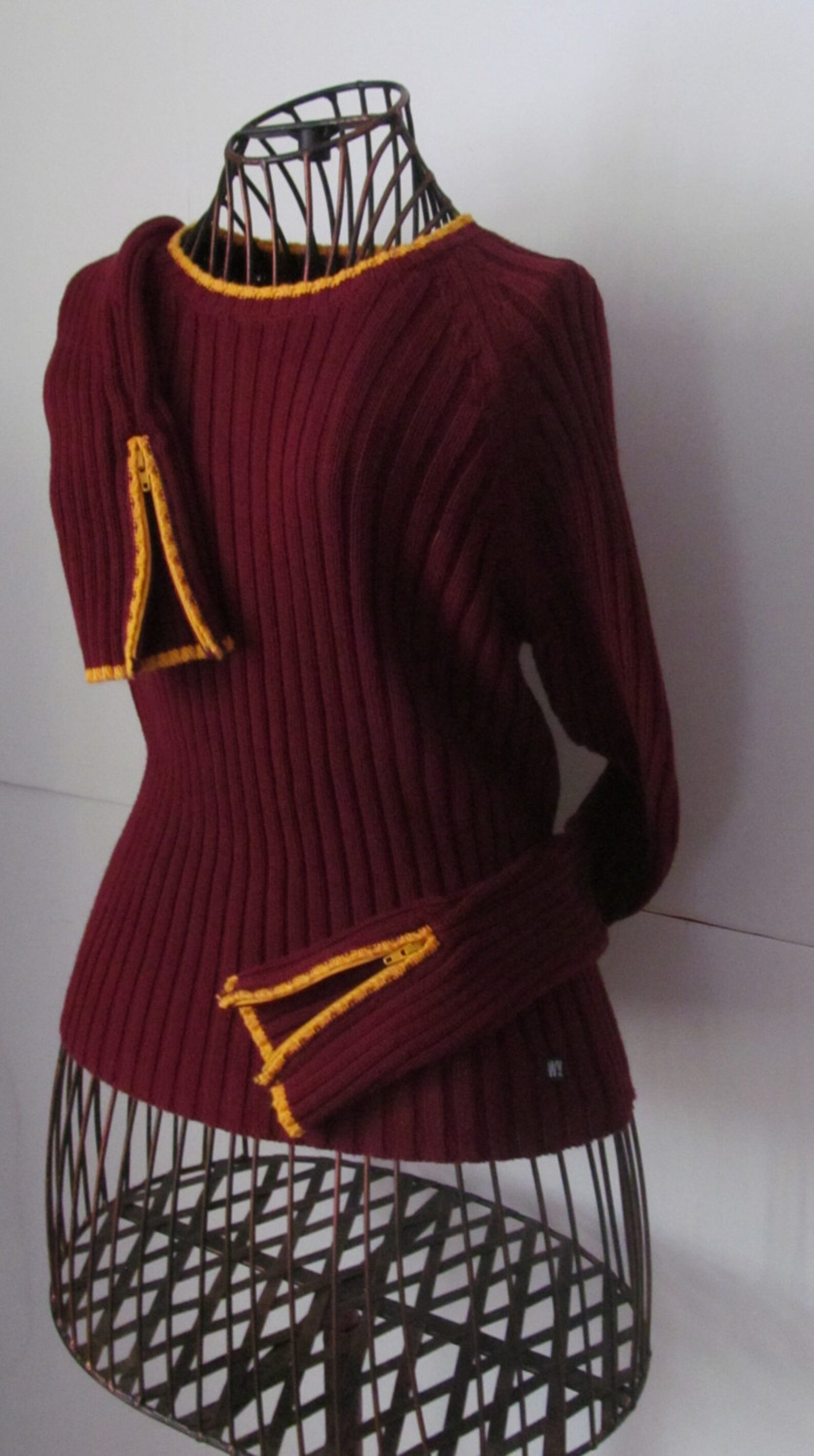 Weathervane 100 Cotton Sweater Zipper Sleeves Junior Clothes Etsy