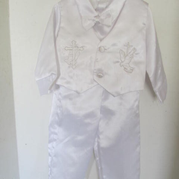 Boys Baptism Outfit Etsy