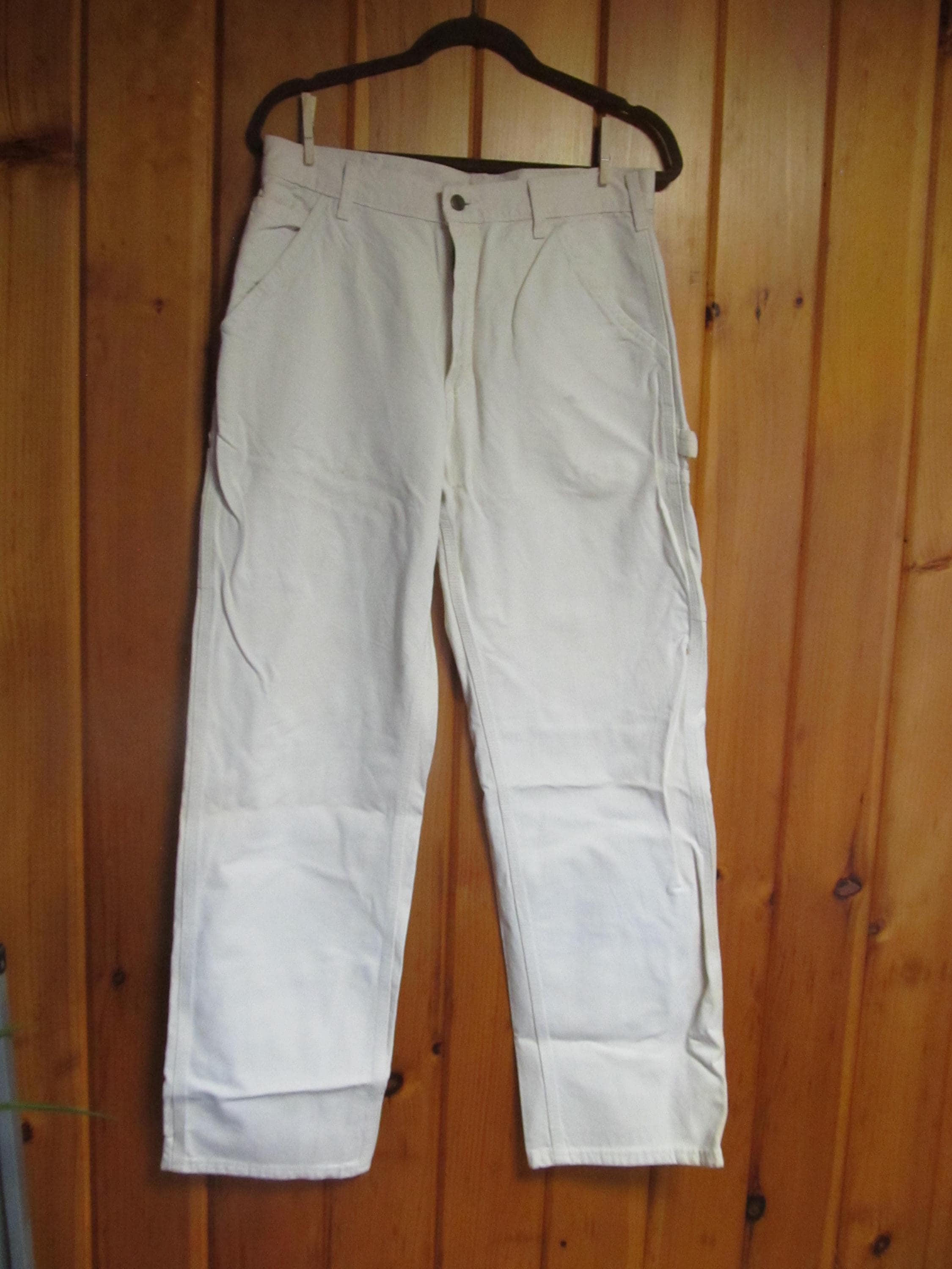 Carhartt::パンツ:L[RESALE] VTG CARHARTT Duck Canvas Distressed Chore Work Pants Jeans