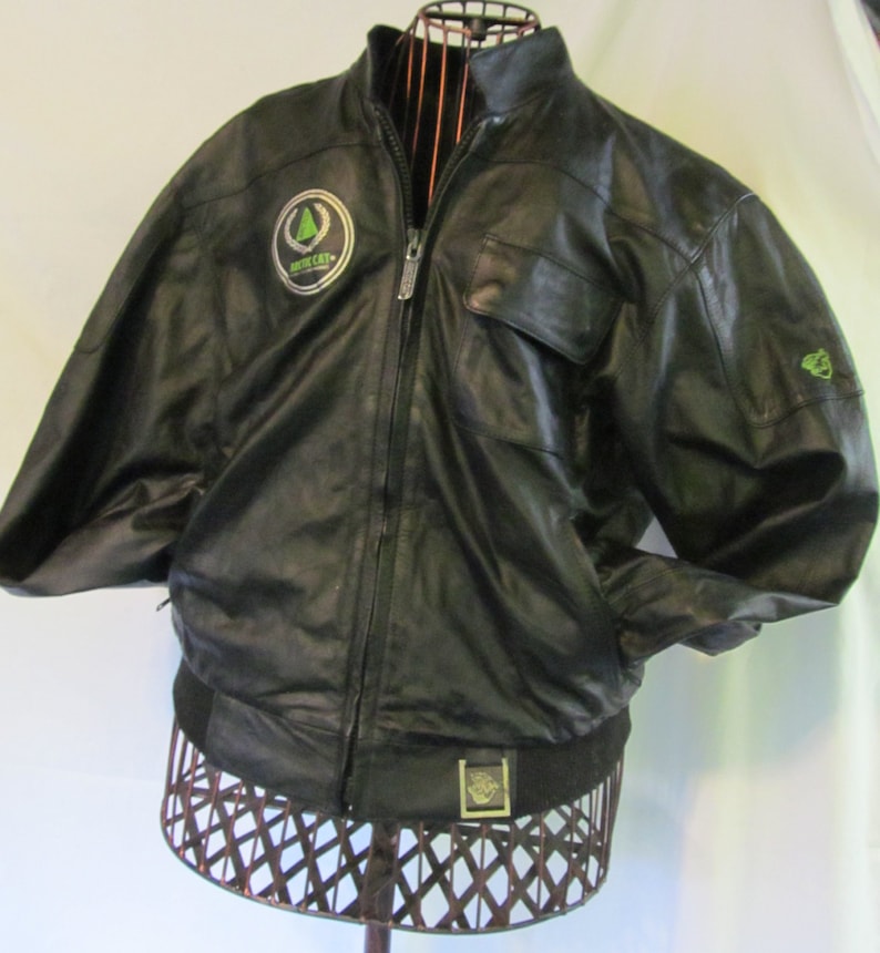 arctic cat leather snowmobile jacket