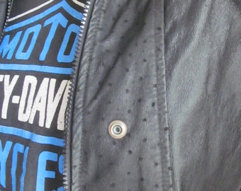 Black Leather Jacket Ostrich Inspired Texture Biker Leather Jacket