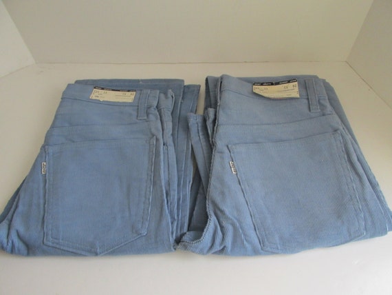 Rare 1976 Levi Strauss Corduroy Jeans Levis 28x33… - image 3