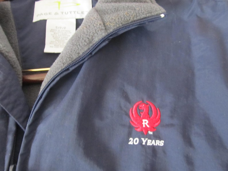 Sturm Rugers Employee 25 yr Jacket Size S 25 year Gift Ruger Firearm Jacket Mens Jacket Gift Dad Work Jacket Insulated Fleece Ruget Gunsmith image 2
