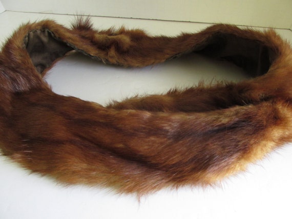 FUR COAT SALE Roaring 20s Fashion Mink Stole Scar… - image 4