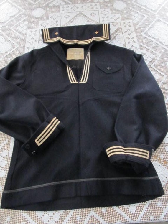 USA Navy Naval Clothing Factory Jacket Wool Jacke… - image 1
