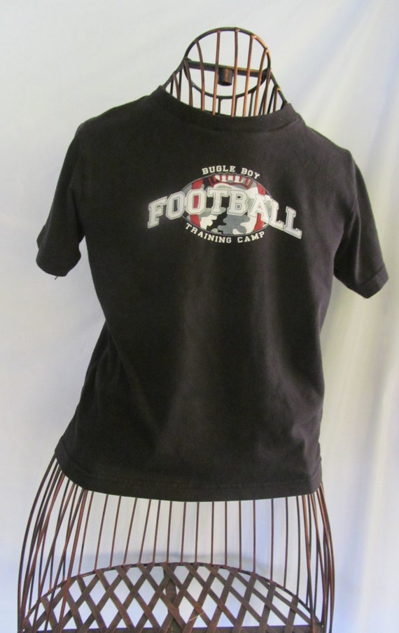 Boys Football Shirt  Boys Sz 7/8 Vintage Bugle Bo… - image 2