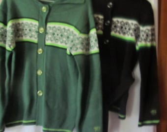 Vintage Arctic Cat Sweater Green Cardigan Arctic Cat Snowmobile Clothing Purple Arctic Cat Arcticwear Vintage Arctic Cat Clothing Adult Sz L