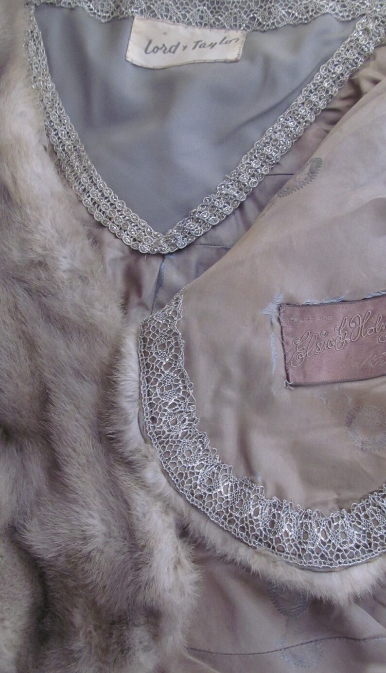 FUR COAT SALE Rare Edwardian Antique Mink Lord & Taylor Etsy