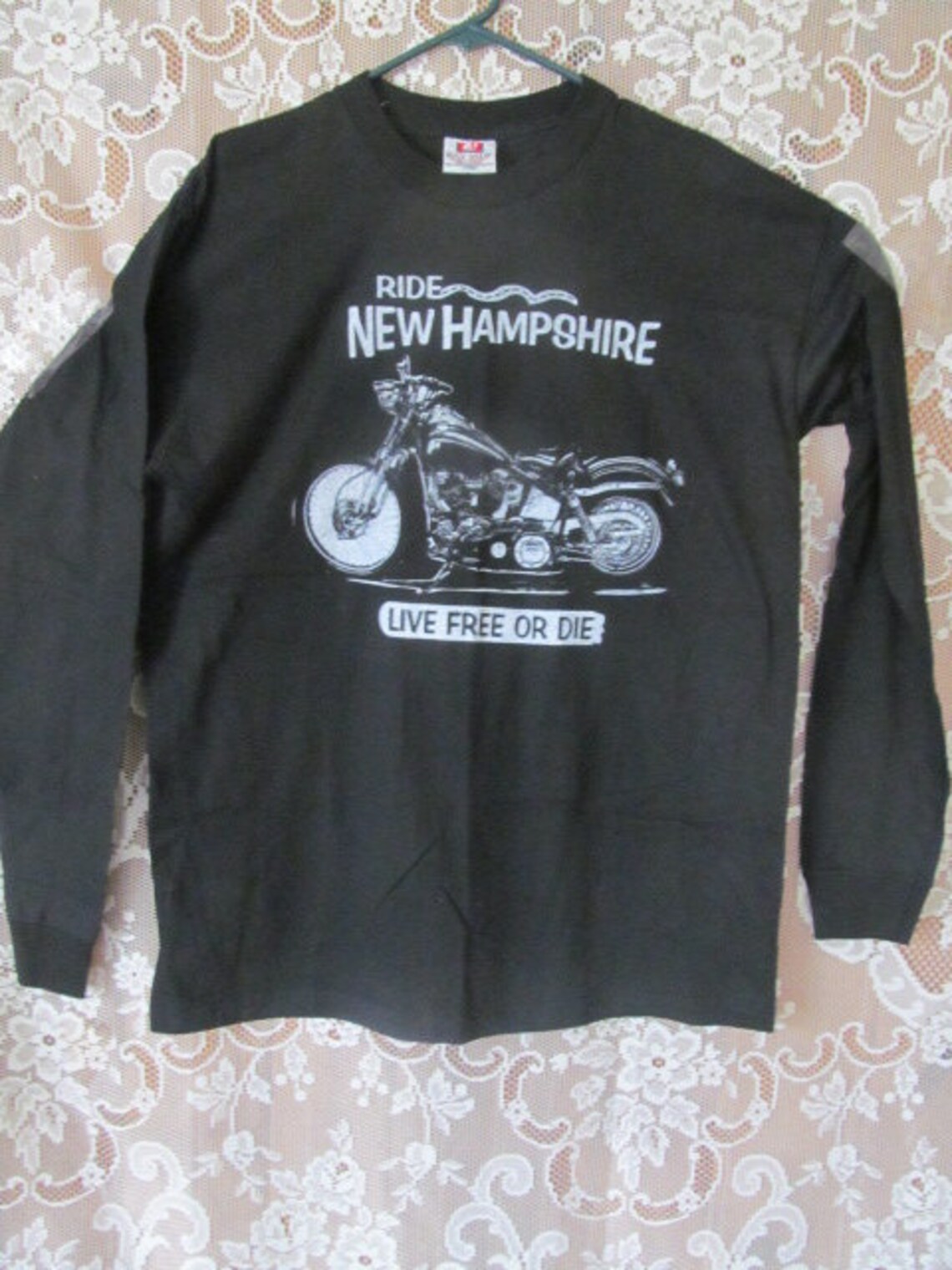 NH Live Free or Die Harley Davidson T Shirt Sz L Harley - Etsy