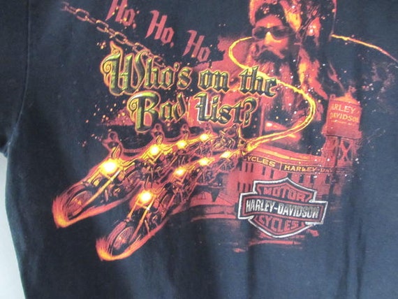 Who's on the Bad List Harley Davidson Santa on Mo… - image 1