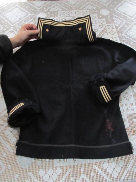 USA Navy Naval Clothing Factory Jacket Wool Jacke… - image 6