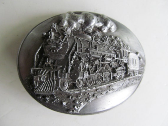 railroad belt buckle