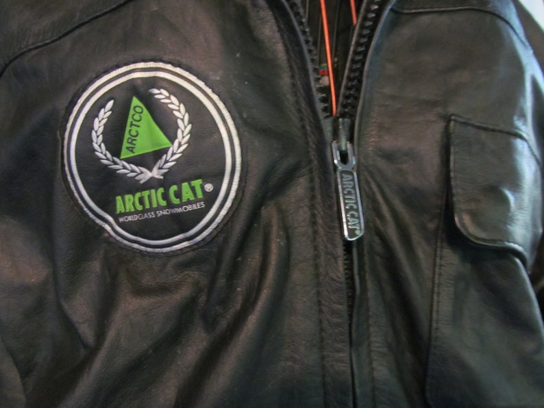 arctic cat leather snowmobile jacket