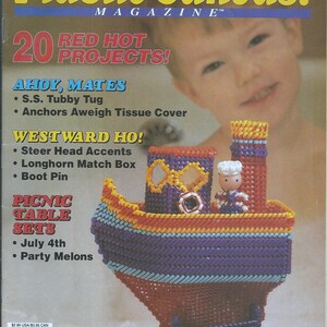 Plastic Canvas Magazine, Number 27, July/Aug 1993, 20 Projects