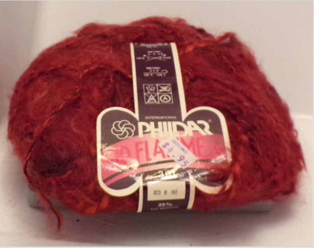 Lot De 4 Pelotes De Laine Phildar Clapotis Vintage - 45% Viscose, Couleur Saumon, Aiguilles N°3, Neuves