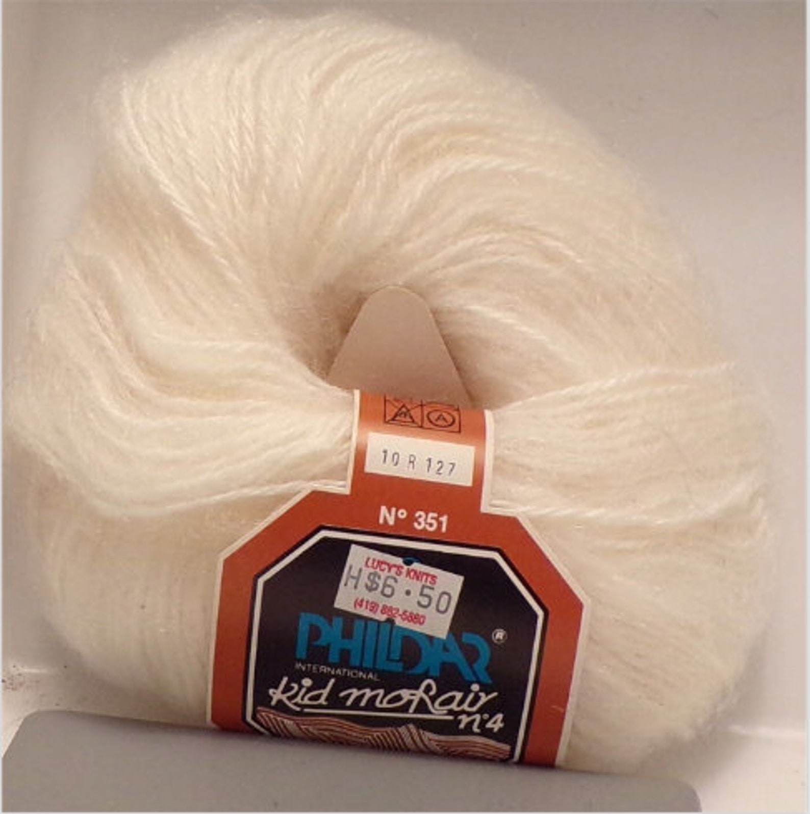Lot De 4 Pelotes Phildar Clapotis Vintage - 45% Viscose, Couleur Saumon - Aiguilles N°3