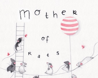 A9: Mother of Rats - Rate lover Art print - Classic Collection