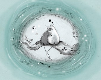 A7: I'm with you - Love themed Art print - Classic Collection