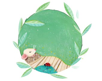 B16: Time to sleep • Bedtime Cozy Comfort Art Print