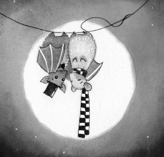 Les Amoureux De La Nuit An Impossible Yet Very Cute Etsy